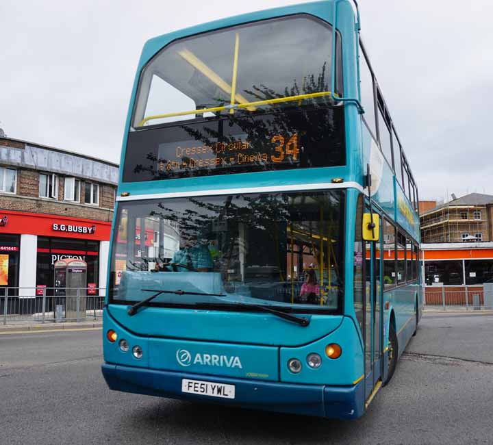 Arriva Shires DAF DB250 East Lancs 4712